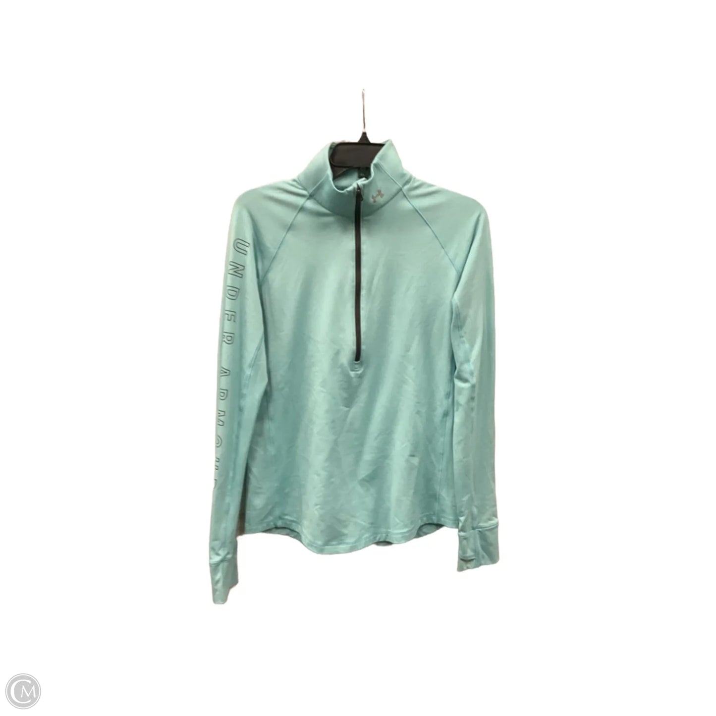 Athletic Sweatshirt Collar By Under Armour In Blue, Size: L