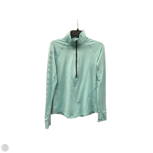 Athletic Sweatshirt Collar By Under Armour In Blue, Size: L