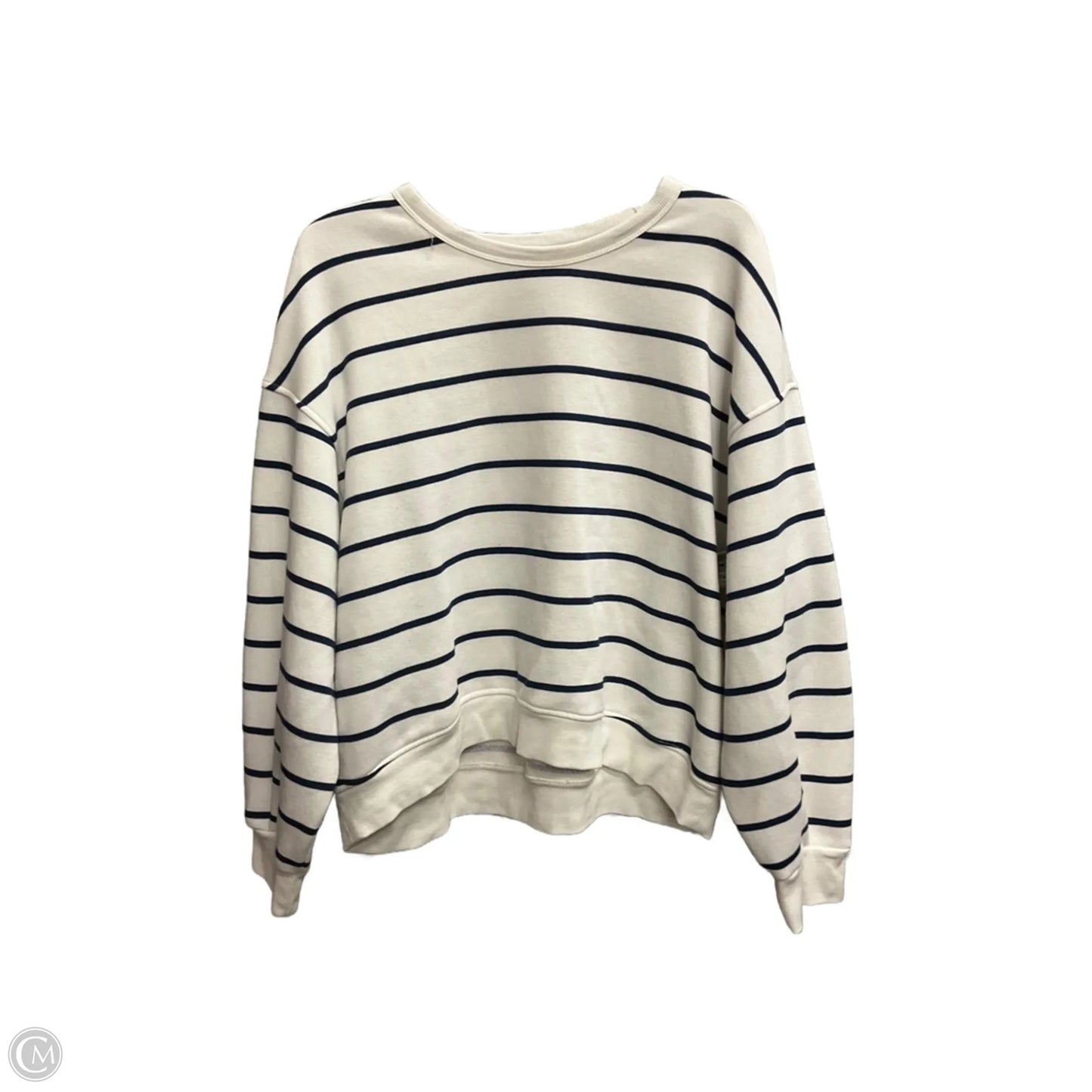 Sweatshirt Crewneck By Old Navy In Striped Pattern, Size: Xl