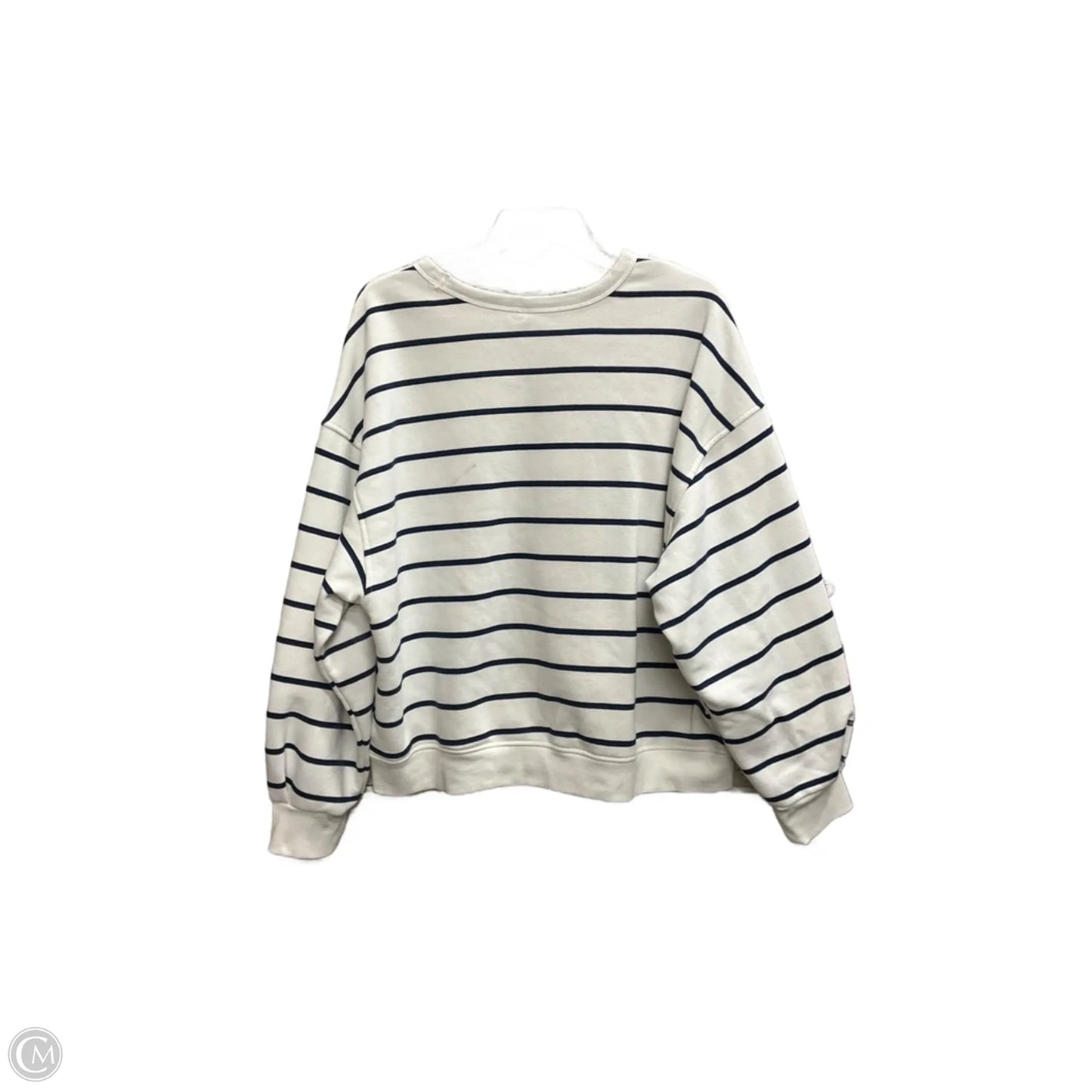 Sweatshirt Crewneck By Old Navy In Striped Pattern, Size: Xl