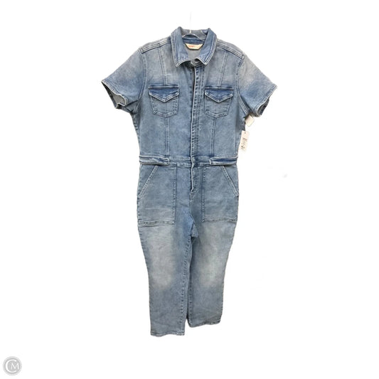 Jumpsuit By Intempo In Blue Denim, Size: 14