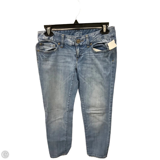 Capris By Loft In Blue Denim, Size: 0