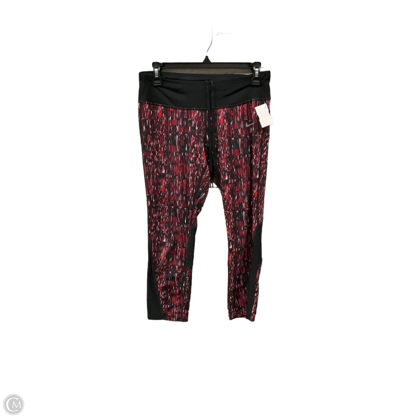 Athletic Capris By Nike Apparel In Red, Size: M
