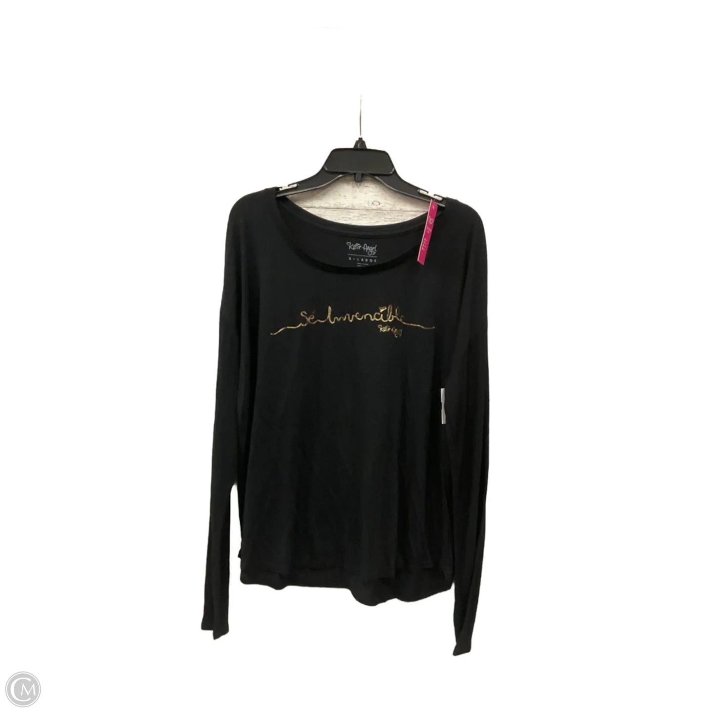 Top Long Sleeve Basic By Clothes Mentor In Black, Size: Xl
