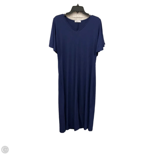 Dress Casual Maxi By 89th And Madison In Navy, Size: L