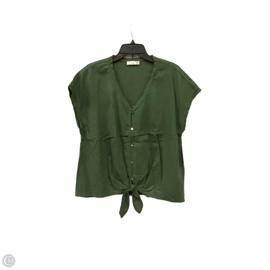 Top Short Sleeve By 89th And Madison In Green, Size: L