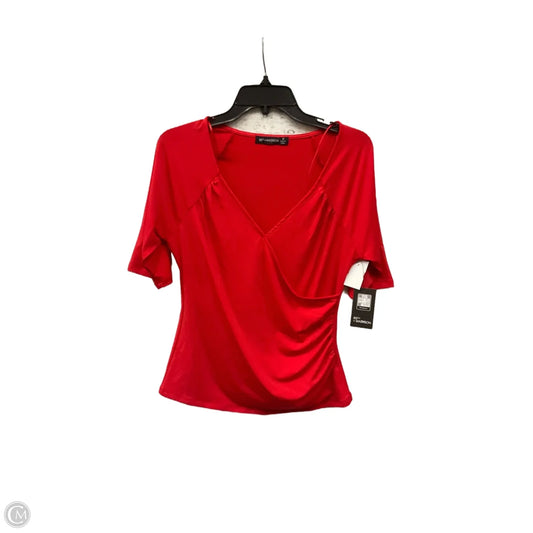 Top Short Sleeve By 89th And Madison In Red, Size: M