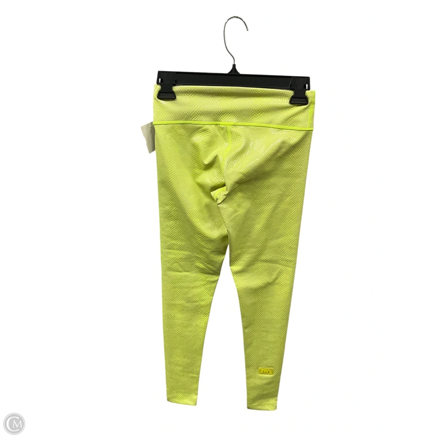 Athletic Leggings By Zumba In Yellow, Size: Xs