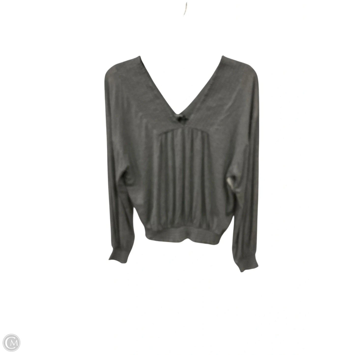 Top Long Sleeve By Express In Grey, Size: M