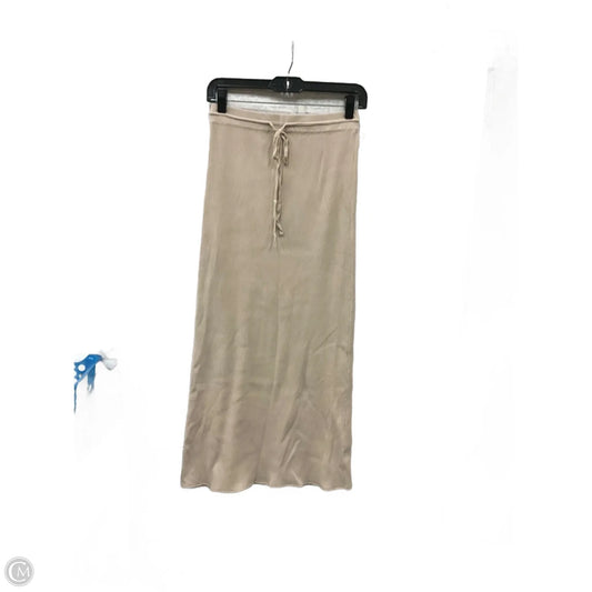 Skirt Maxi By Clothes Mentor In Tan, Size: S