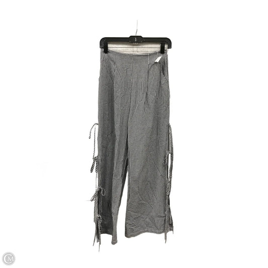 Pants Linen By Clothes Mentor In Checkered Pattern, Size: S