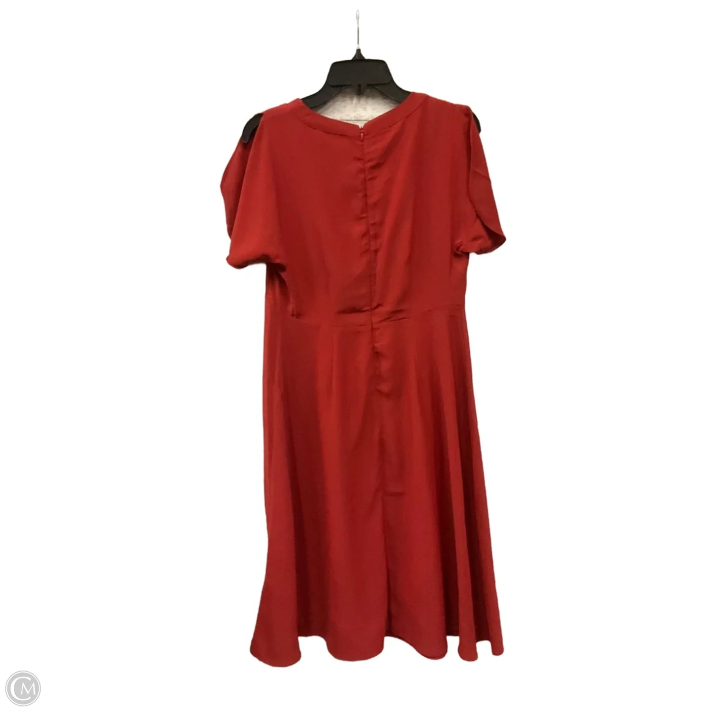 Dress Casual Midi By Banana Republic In Orange, Size: 4