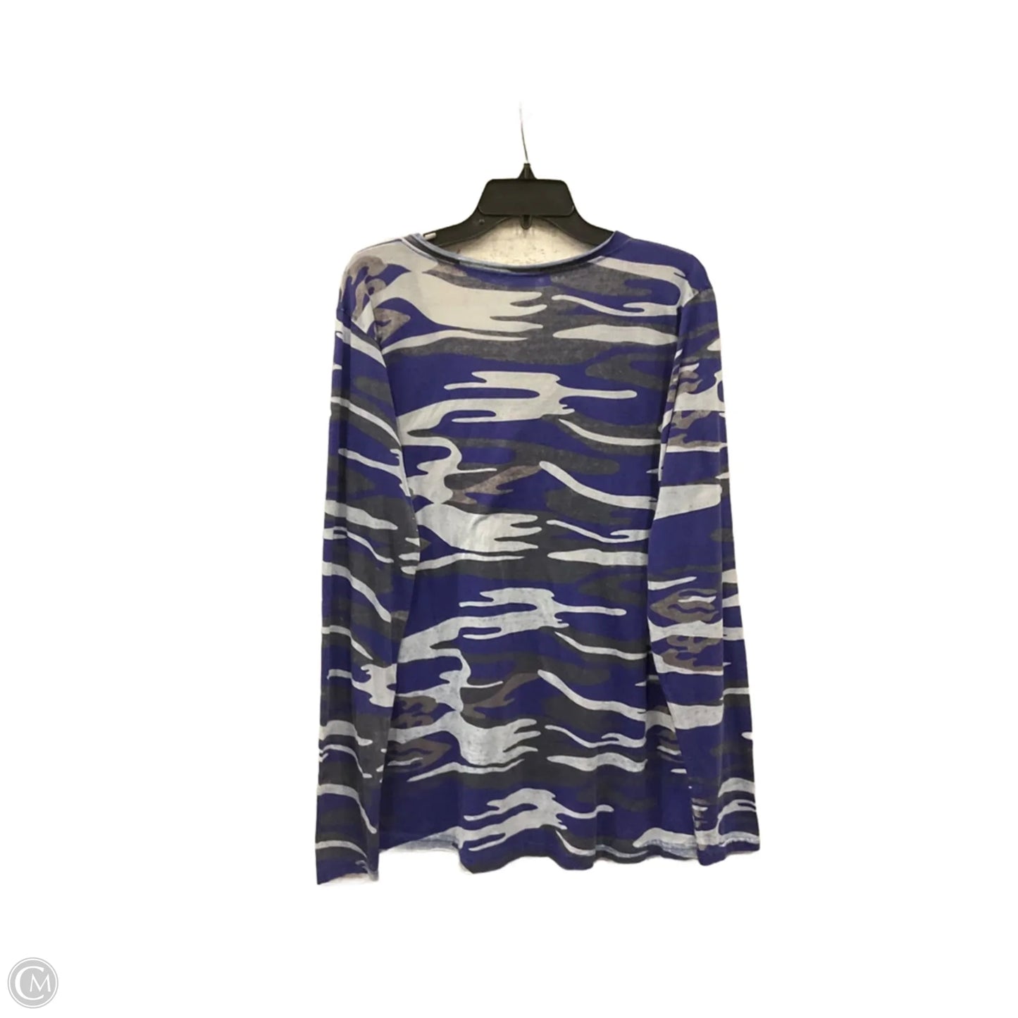 Top Long Sleeve By Clothes Mentor In Blue, Size: L