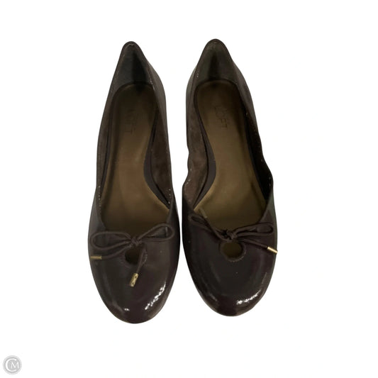 Shoes Flats By Loft In Brown, Size: 9