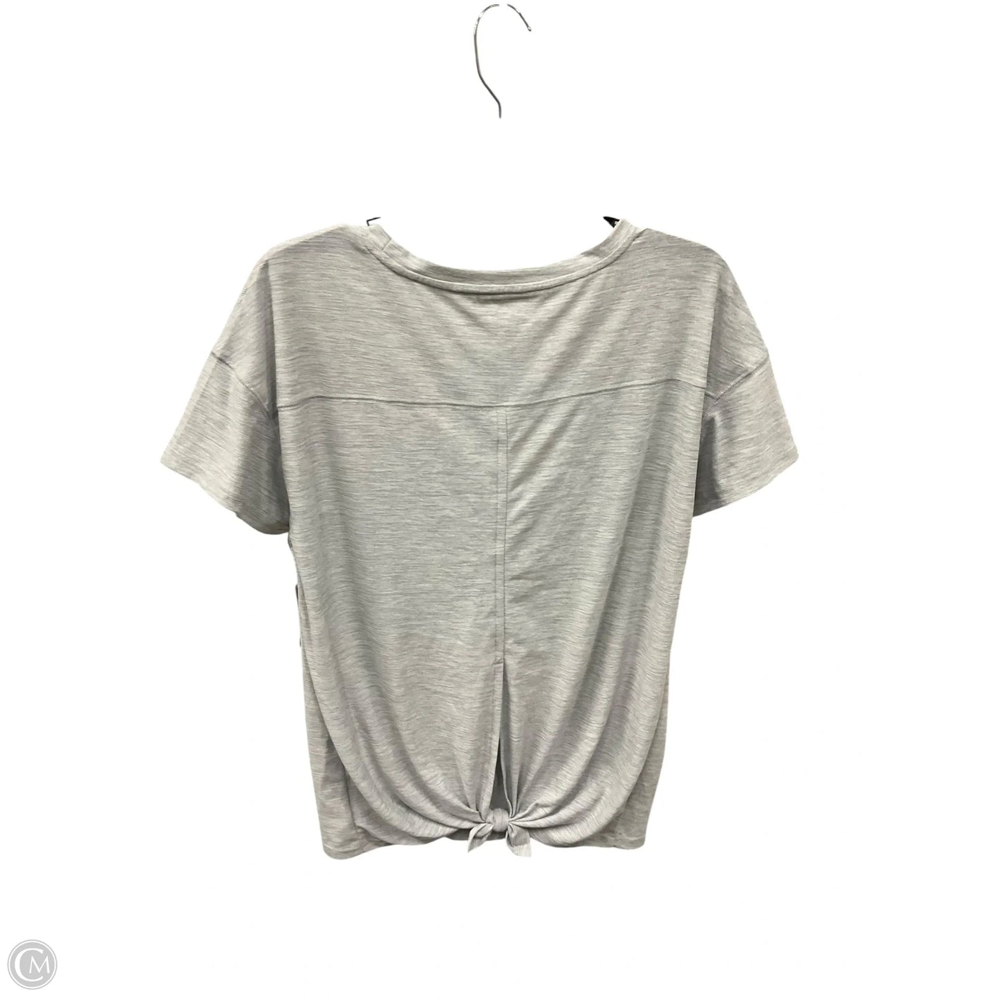 Athletic Top Short Sleeve By Old Navy In Grey, Size: M