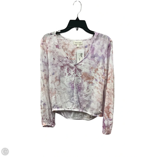 Top Long Sleeve By Cloth & Stone In Purple, Size: M