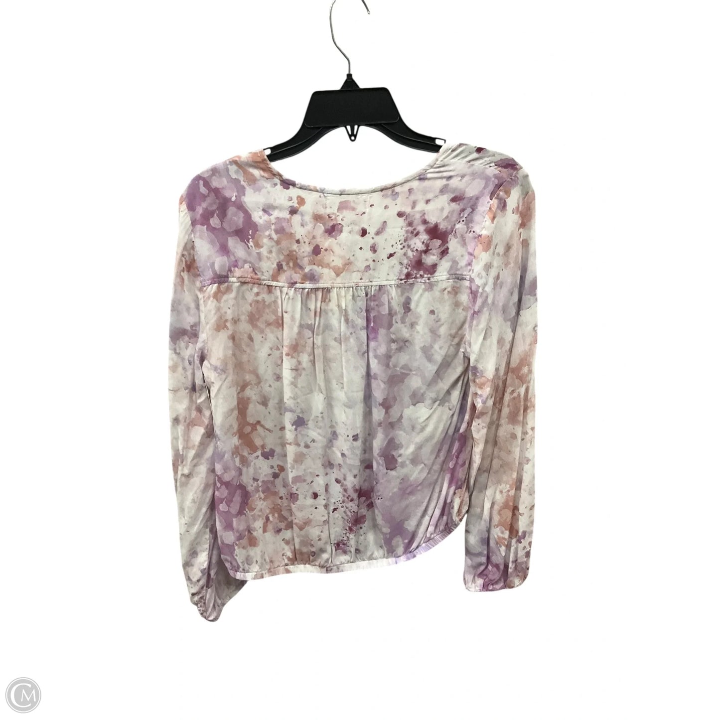 Top Long Sleeve By Cloth & Stone In Purple, Size: M