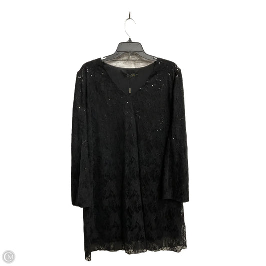 Dress Casual Midi By Clothes Mentor In Black, Size: Xl