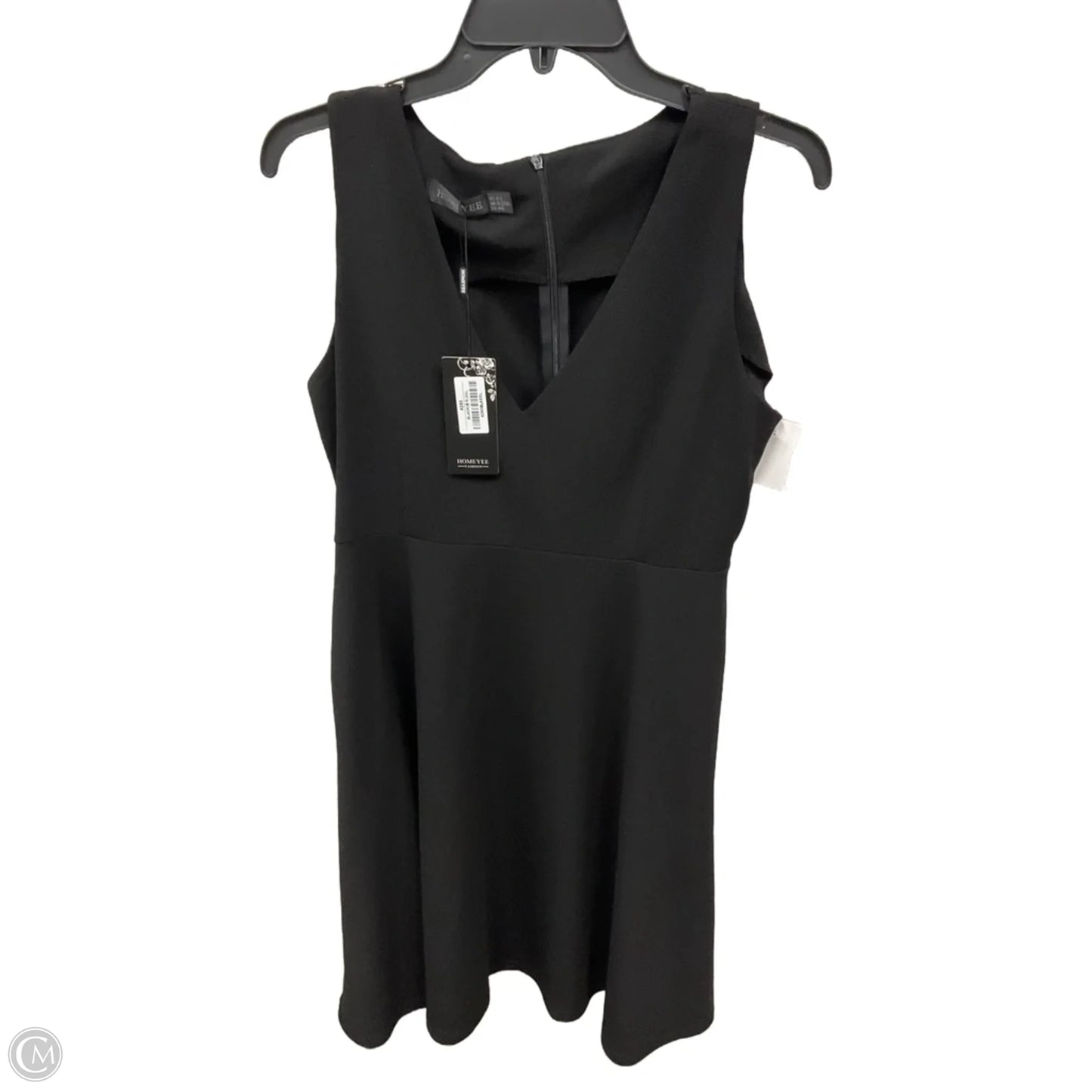 Dress Casual Midi By Clothes Mentor In Black, Size: 12