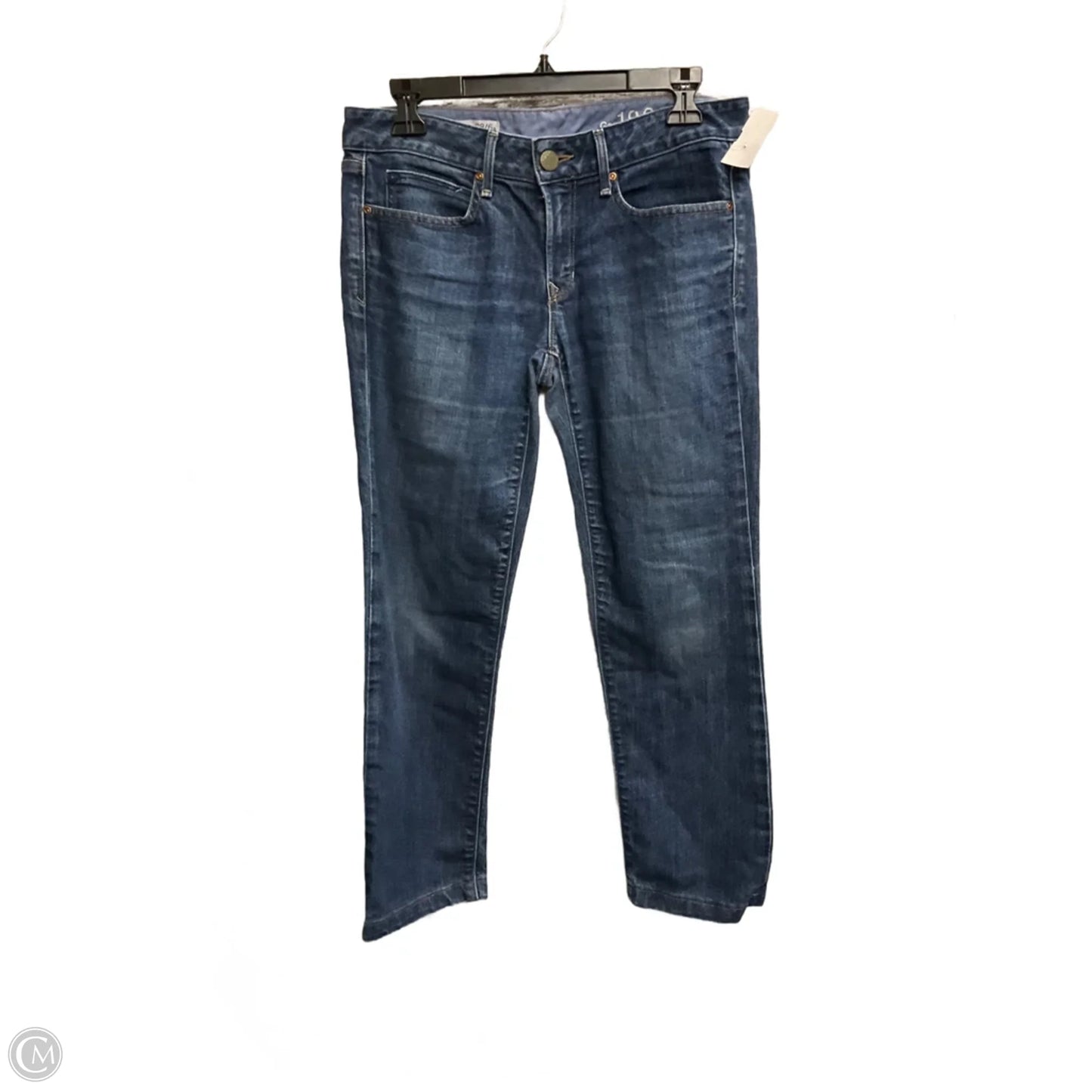 Jeans Straight By Gap In Blue Denim, Size: 6