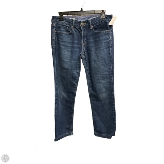 Jeans Straight By Gap In Blue Denim, Size: 6