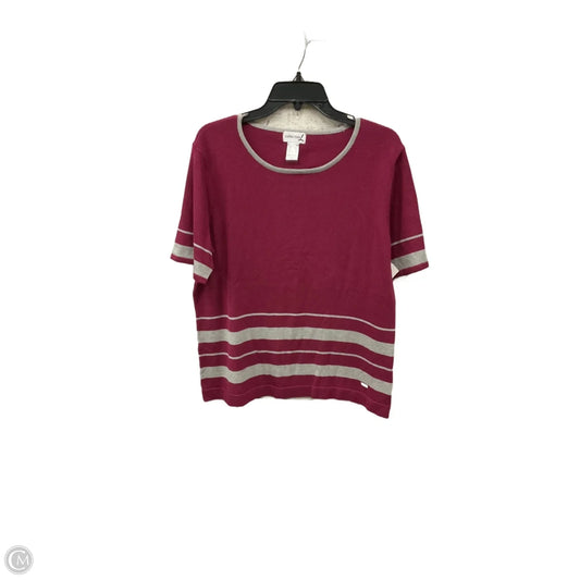 Top Short Sleeve By Clothes Mentor In Red, Size: L
