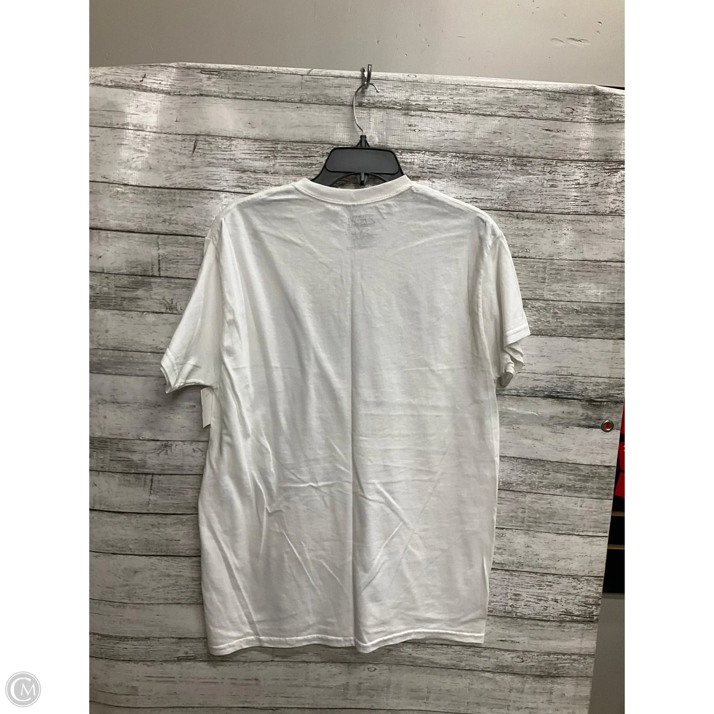 Top Short Sleeve Basic By Cmf In White, Size: M