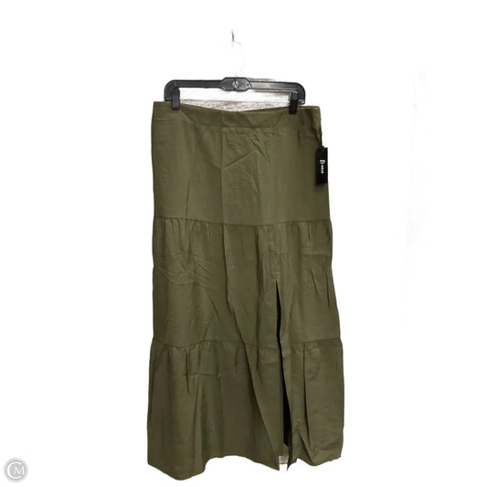 Skirt Maxi By Clothes Mentor In Green, Size: Xl