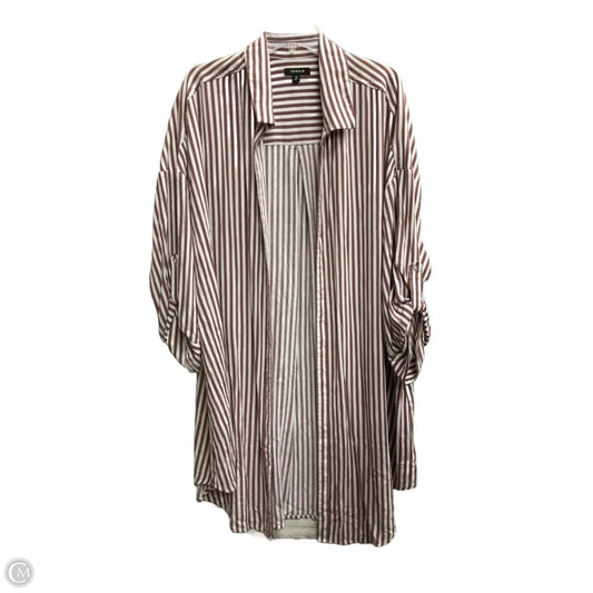 Swimwear Cover-up By Torrid In Striped Pattern, Size: 3x