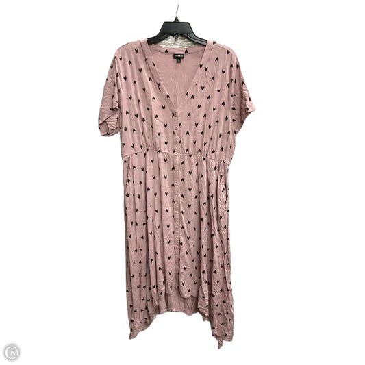 Dress Casual Midi By Torrid In Purple, Size: 2x