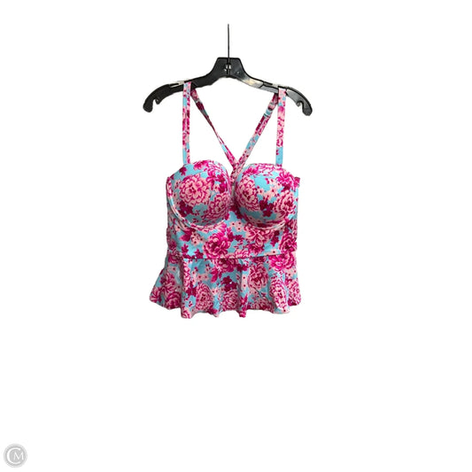 Swimsuit 2pc By Torrid In Floral Print, Size: 2x
