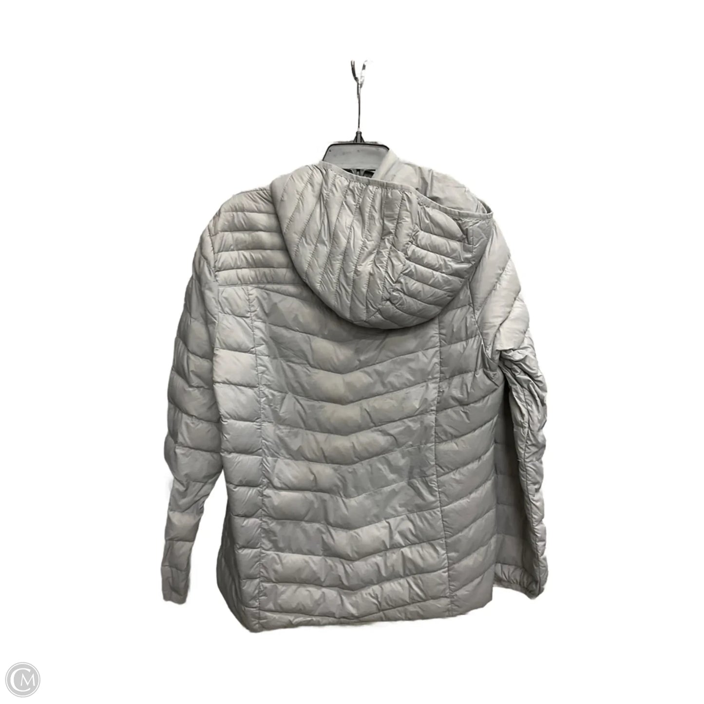 Coat Puffer & Quilted By Bass In Grey, Size: Xl