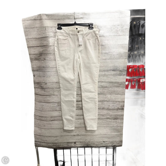 Jeans Skinny By White House Black Market In White Denim, Size: 0