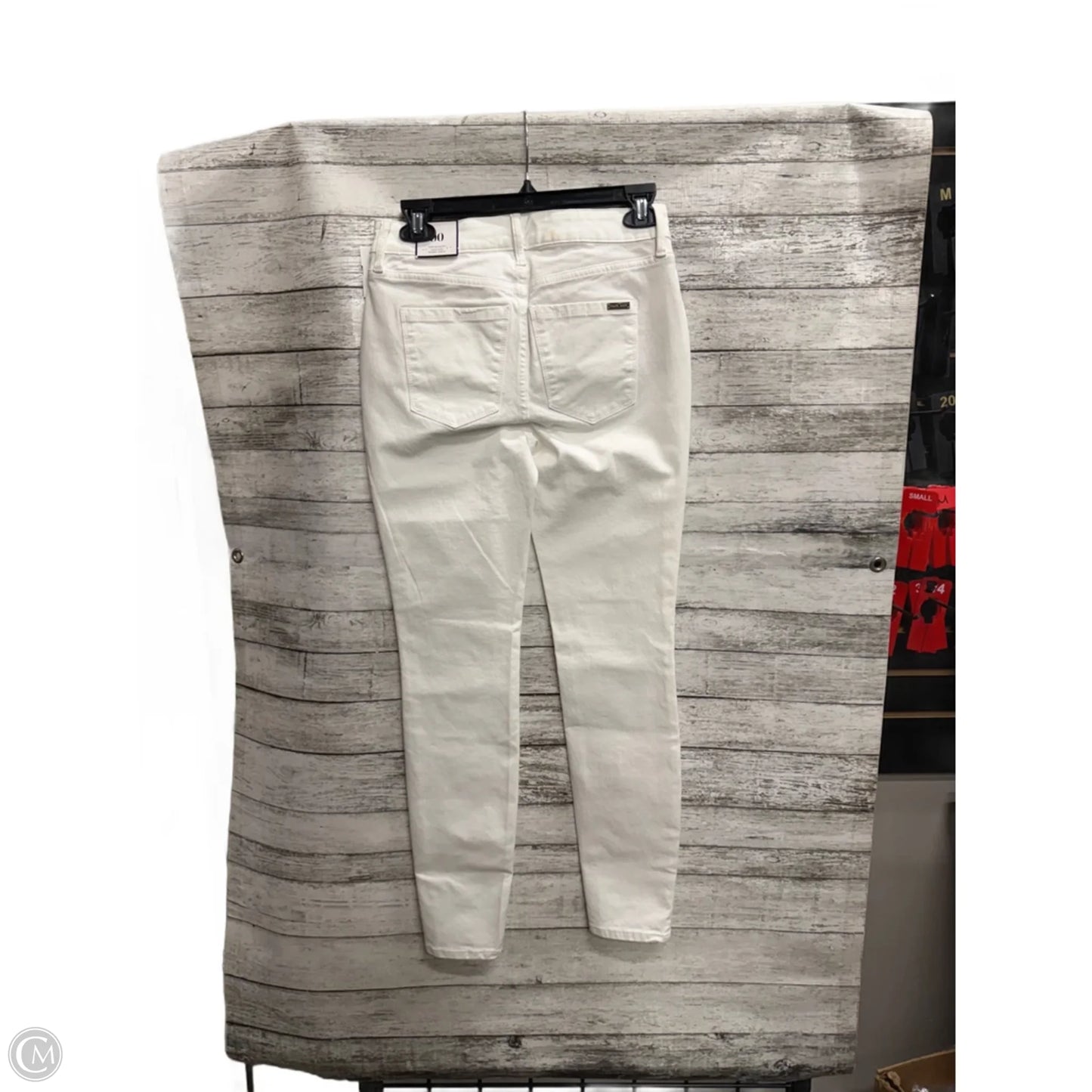 Jeans Skinny By White House Black Market In White Denim, Size: 0