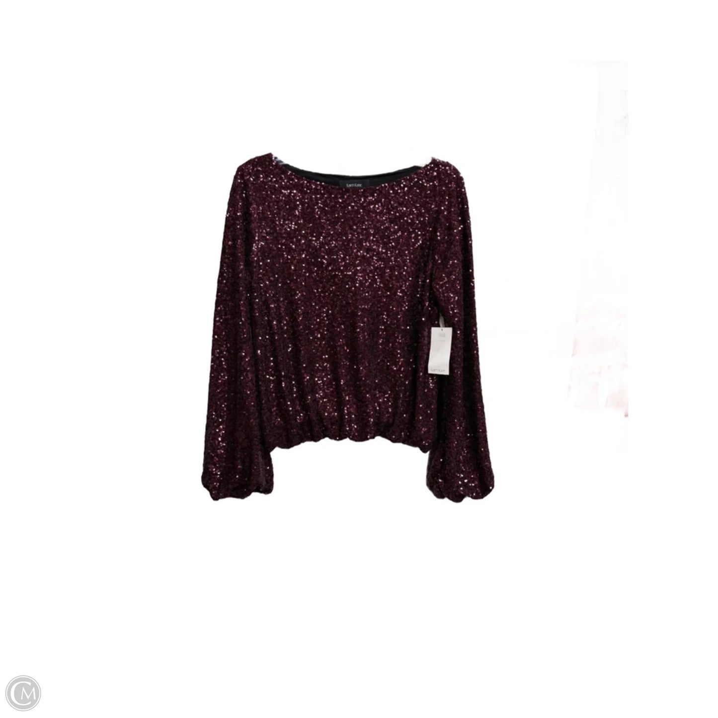 Top Long Sleeve By Karen Kane In Red, Size: M