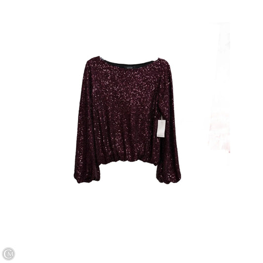 Top Long Sleeve By Karen Kane In Red, Size: M