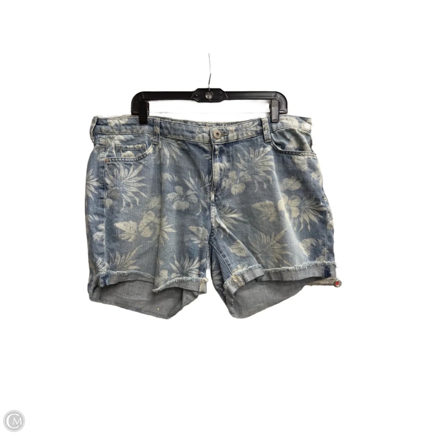Shorts By Arizona In Blue Denim, Size: 18