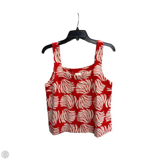 Top Sleeveless By A New Day In Red, Size: S
