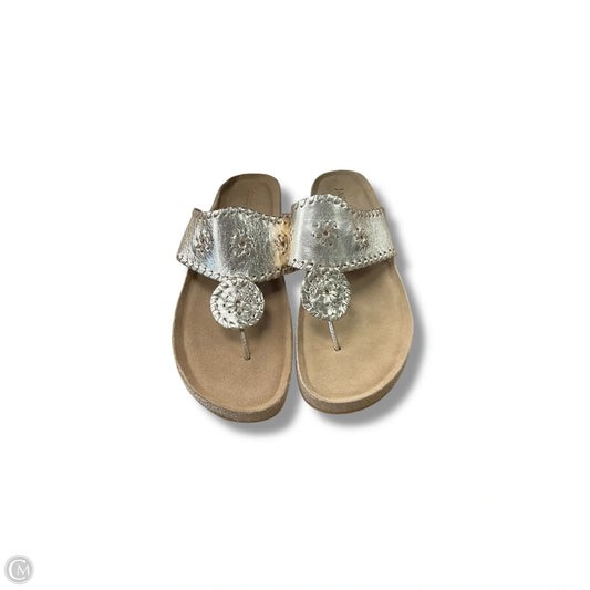 Sandals Flats By Jack Rogers In Gold, Size: 8