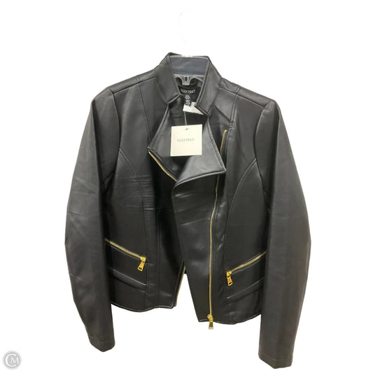 Jacket Faux Fur & Sherpa By Ellen Tracy In Black, Size: Xs