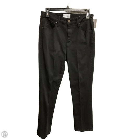 Jeans Straight By Parker Smith In Black Denim, Size: 6