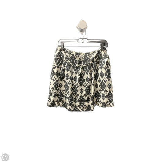 Skirt Mini & Short By Loft In Black & White, Size: 6