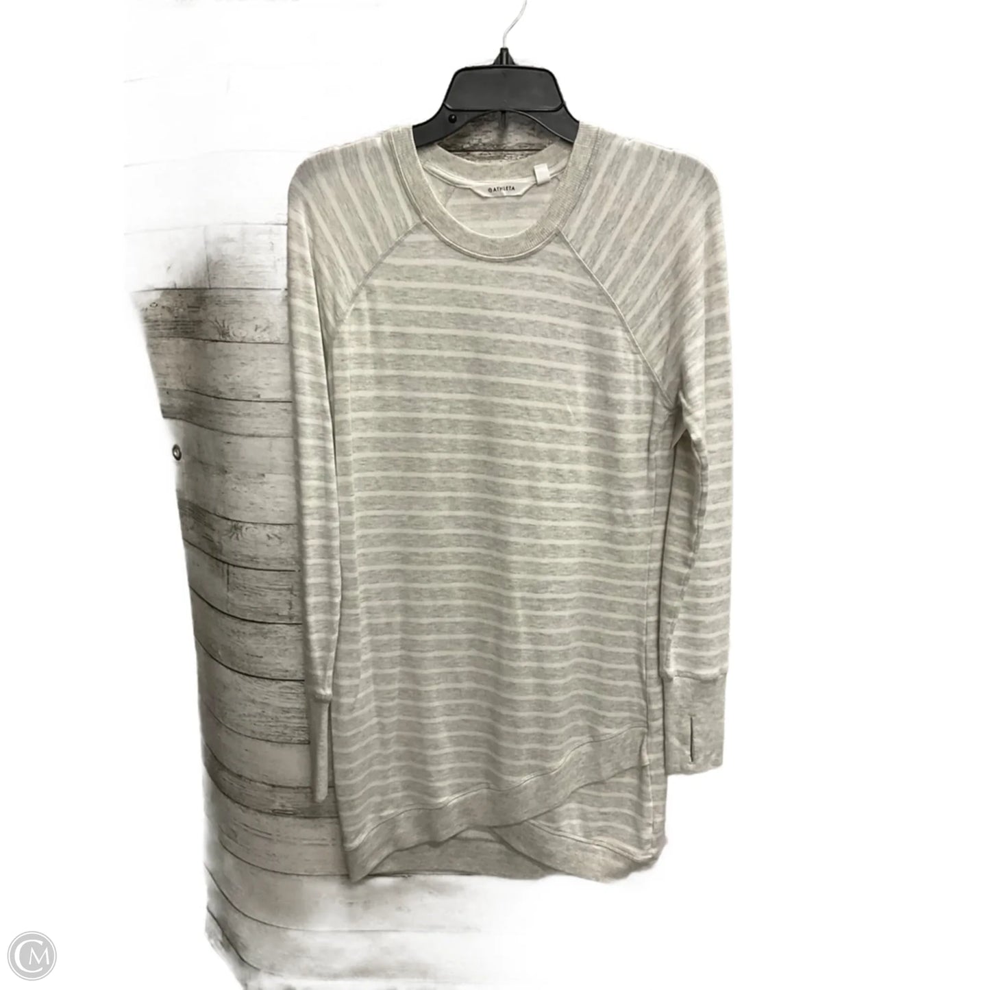 Sweatshirt Crewneck By Athleta In Grey, Size: Xs