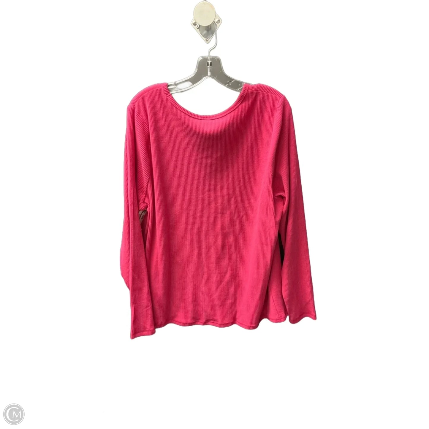 Top Long Sleeve Basic By Old Navy In Pink, Size: 3x
