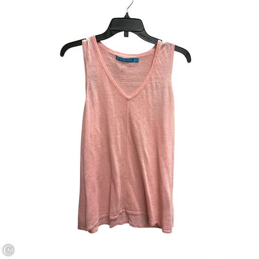 Top Sleeveless By Tori Richards In Pink, Size: L