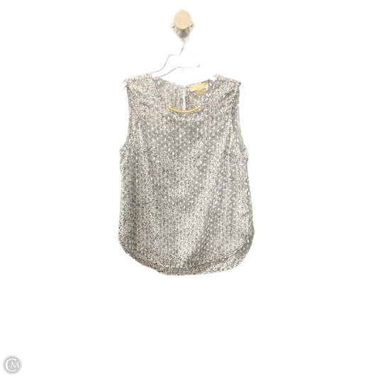 Top Short Sleeve By Michael By Michael Kors In White, Size: L