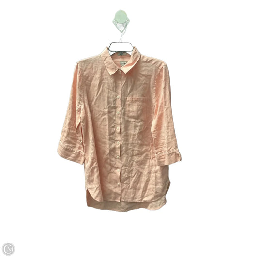 Blouse Long Sleeve By Chicos In Red, Size: 1x