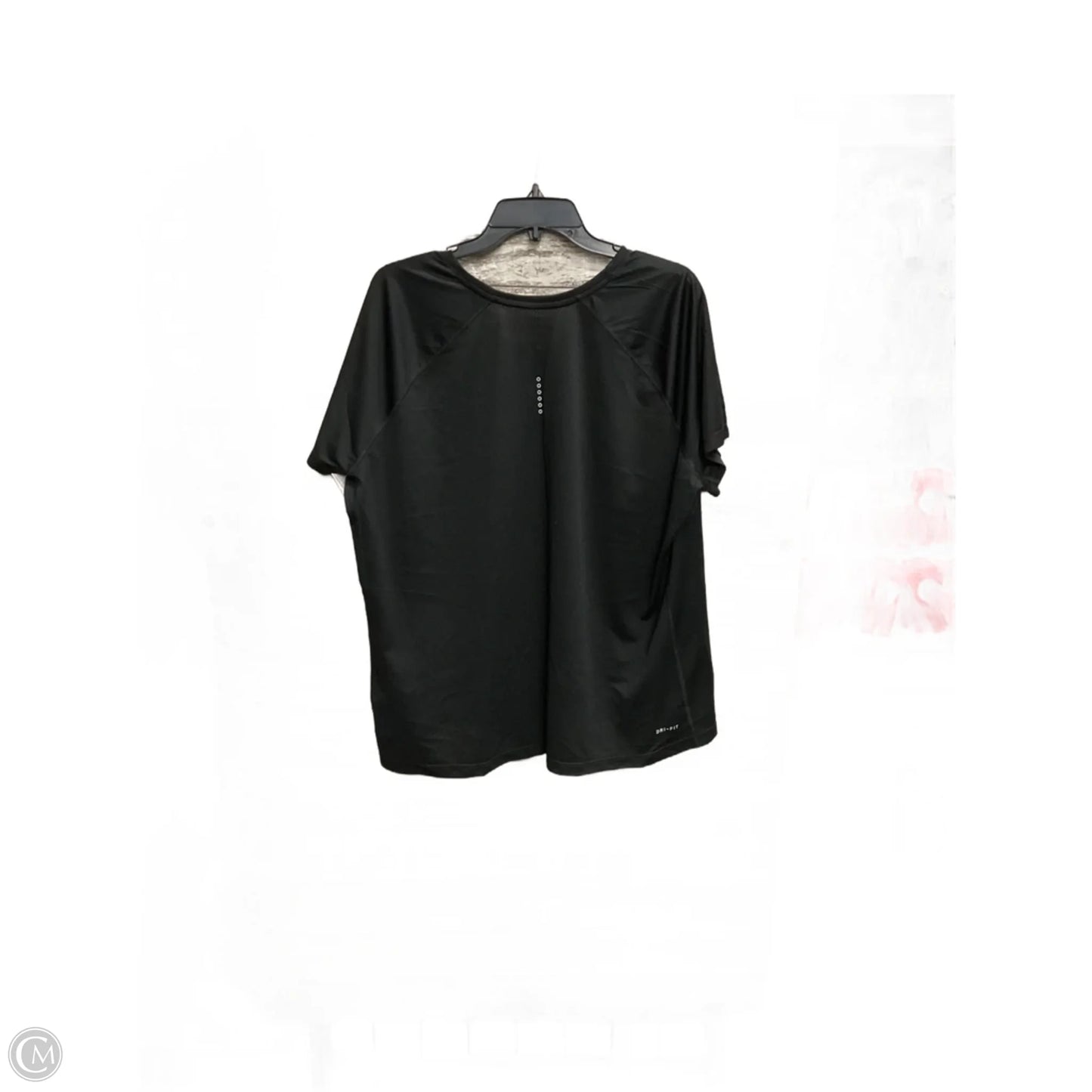 Athletic Top Short Sleeve By Nike Apparel In Black, Size: 3x