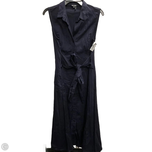 Dress Casual Midi By Nic + Zoe In Navy, Size: M