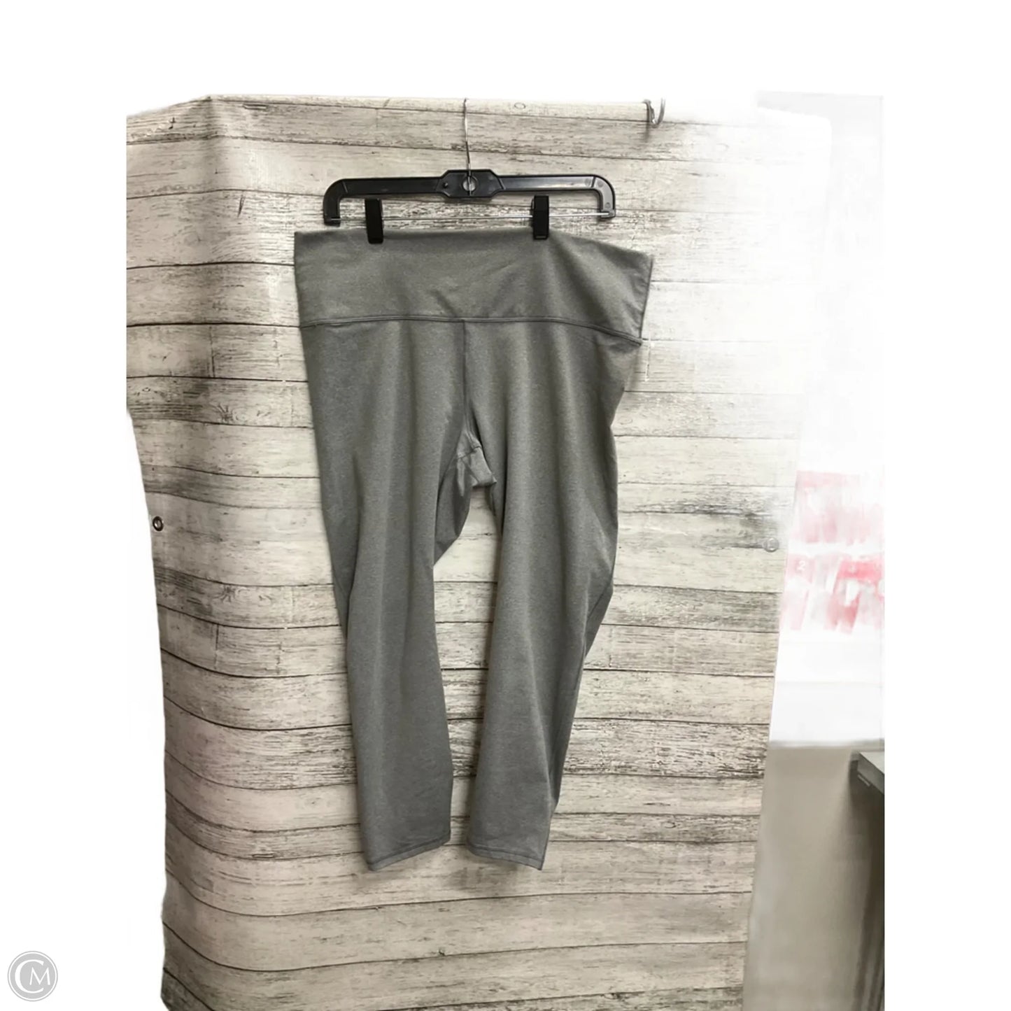 Athletic Leggings By Fabletics In Grey, Size: 2x